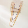 Wholesale Blue Eyes Evil Eye Necklace Three-Piece Set for Women