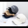 Wholesale Japanese Style Pure Cotton Soft Top Cap Unisex Style Men and Women Can Wear Retro Embroidered Letter Baseball Cap Sunshade Hat