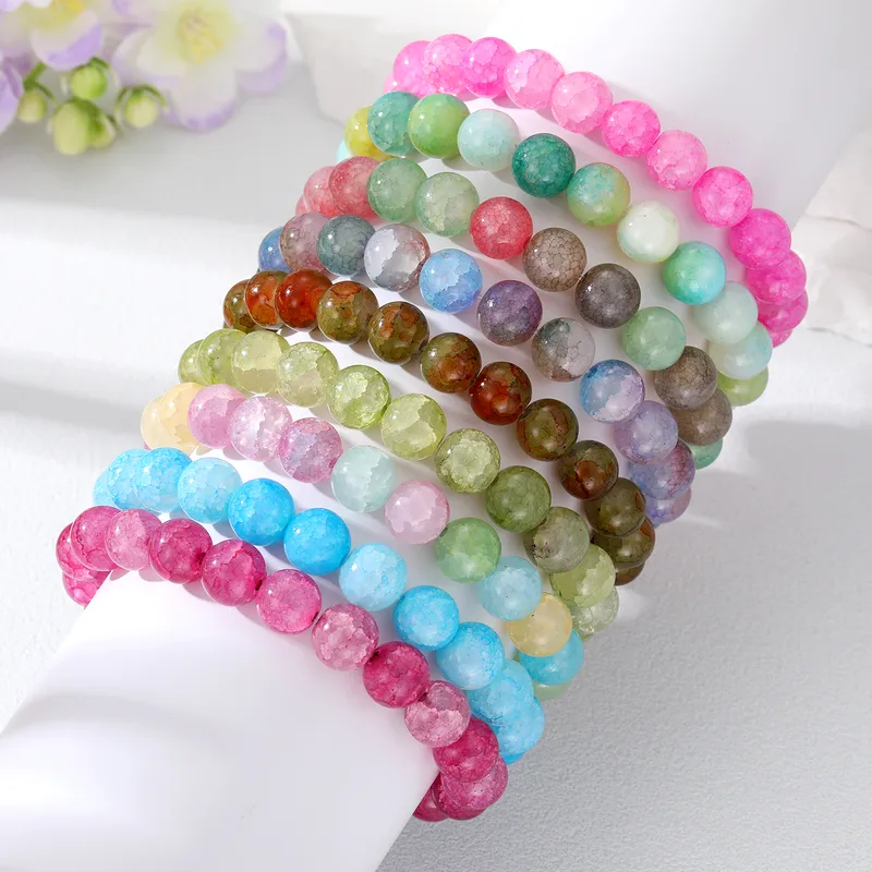 Wholesale Fashion Geometric Beaded Resin Bracelets 1 Piece