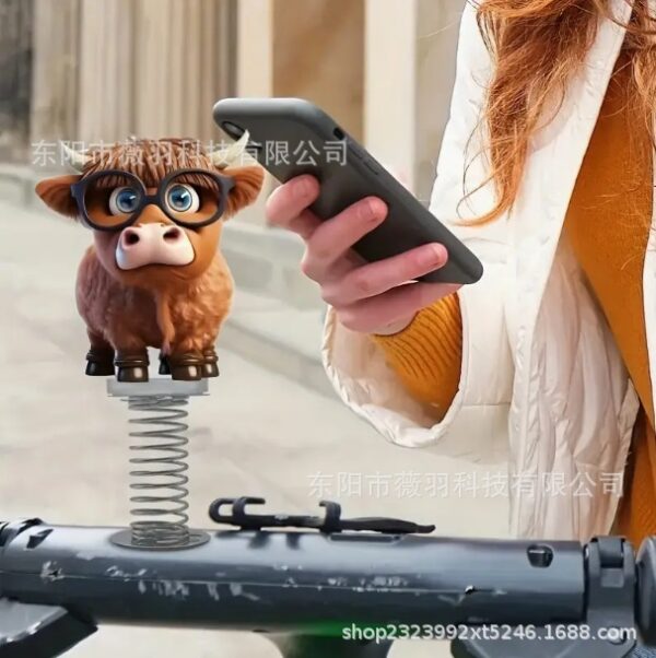 oly-11a275768ecec648611548f8ea553d5d Wholesale 2D flat acrylic cute Niuniu car decoration ornaments