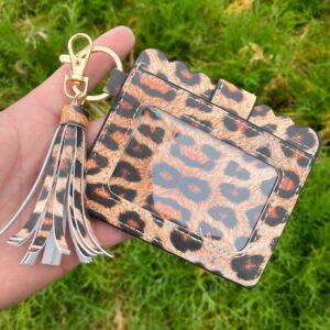Yellow-brown leopard print