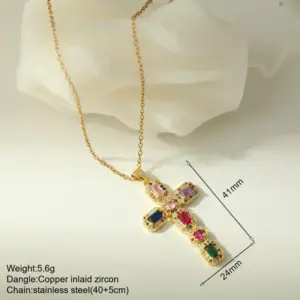 Full Diamond Cross-23049G3