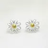 Wholesale 1 Pair Simple Style Chrysanthemum Plating Copper Ear Studs