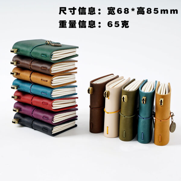 oly-11bb45048f8256624d9852641398f142 Wholesale Mini cute rtable aount book handmade leather notebook