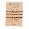 Wholesale New Knot Card Necklace Stainless Steel Fine Throwing 18k Real Gold Knotted Pendant Clavicle Chain