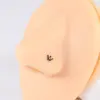 Wholesale 1 Piece Nose Rings & Studs Casual Rock Tropical Star Moon Heart Shape 304 Stainless Steel Polishing Plating Inlay Zircon 18K Gold Plated Ear Cartilage Rings & Studs Nose Rings & Studs Nose Pin
