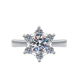Snowflake Ring Tjz1169 / Adjustable Opening