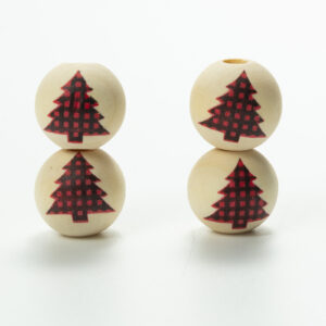 Red and black checkered christmas tree / 16MM