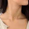 oly-11e1382d9c2ecb3319c9a3b01cc3bd50 Wholesale PVD Coated 14K Gold Real Gold Plated U Shape Stainless Steel Fashion Waterproof Non Tarnish 304 Stainless Steel Necklace