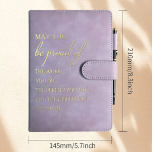 Hemming button xingdai purple (book + pen)