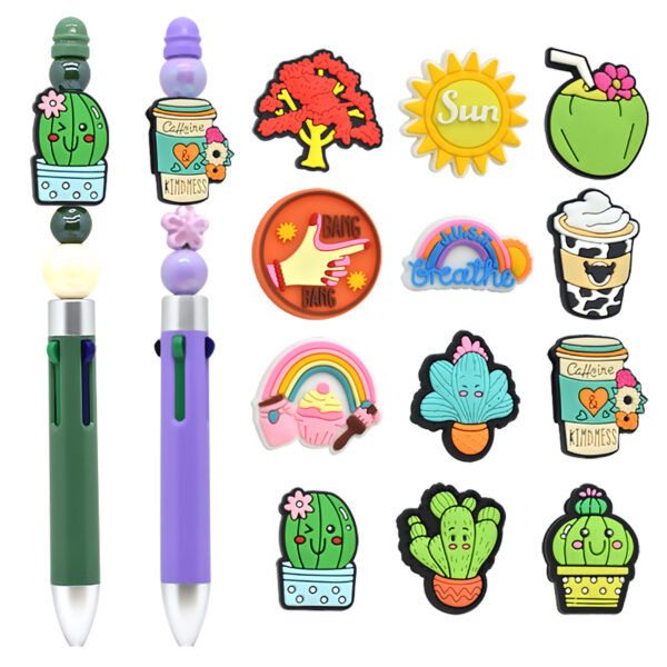 Wholesale DIY creative cartoon ballpoint pen beaded