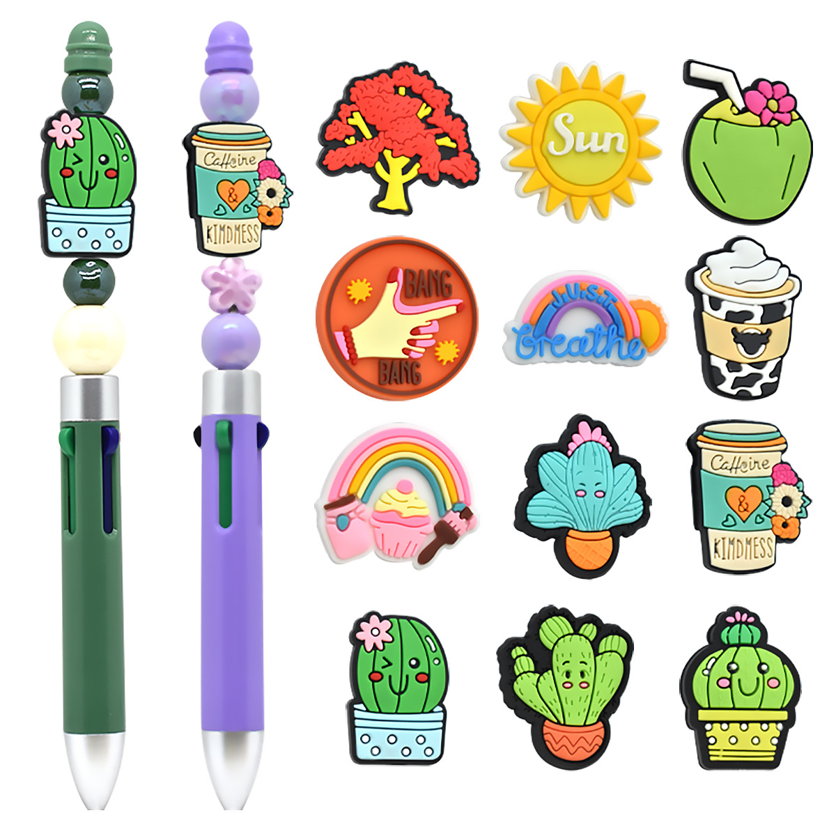Wholesale DIY creative cartoon ballint pen beaded