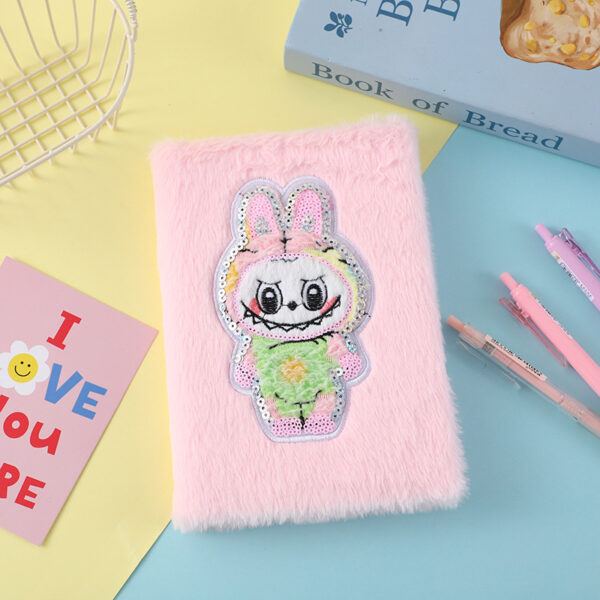 Wholesale Cartoon Kabu Stuffed Notebook Cute Candy Color Student Notebook