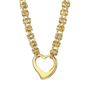 Gold Necklace 45cm = Kn24630-Z