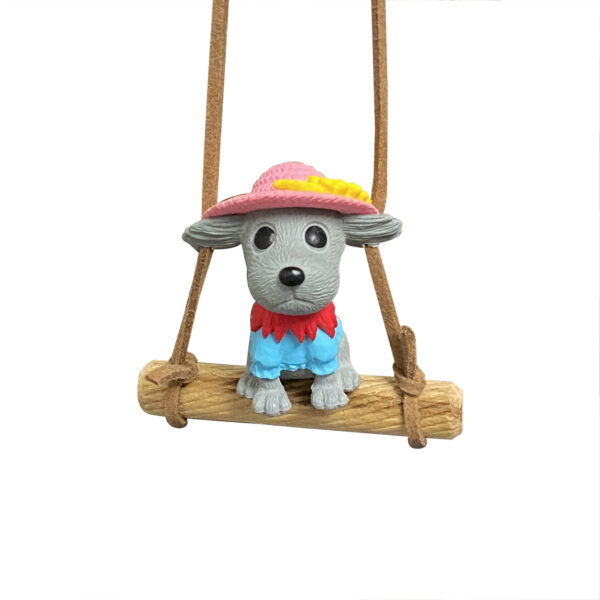 Wholesale Car Swing Puppy Car Rearview Mirror Decorative Pendant