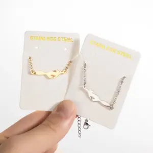 Wholesale PVD Coated 18K Gold Real Gold Plated Letter Fox Horse 201 Stainless Steel Cute Waterproof Non Tarnish 201 Stainless Steel Bracelets