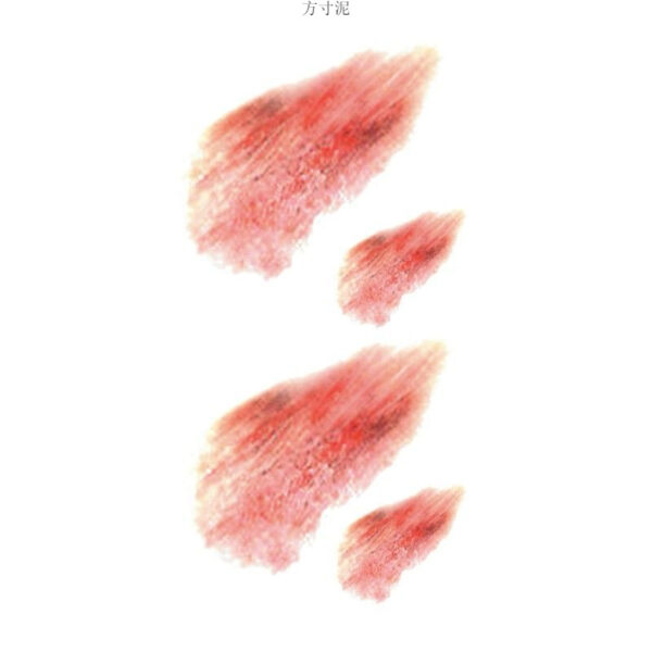 Wholesale Halloween tattoo paste simulation bleeding fake wound bite scar suture scar party bar makeup face paste factory