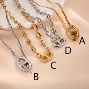 B Necklace (Length: 450mm) / 1 Strand/Package