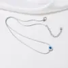 Wholesale PVD Coated Real Gold Plated Devil'S Eye Stainless Steel Vacation Streetwear Waterproof Non Tarnish 304 Stainless Steel Pendant Necklace