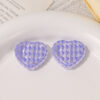 Wholesale Acrylic Heart Print Through-Hole Loose Beads OLY Exclusive