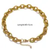 PVD Coated Real Gold Plated Geometric 304 Stainless Steel Punk Simple Style Waterproof Non Tarnish Bracelets Necklace
