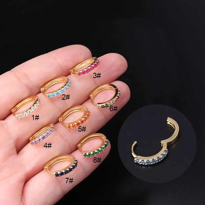 Wholesale Geometric Copper Artificial Gemstones Earrings
