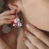 Wholesale and Snowman Cartoon Character Earrings - Fun and Festive Earrings