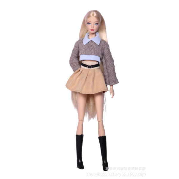 oly-1260bc8abe6a4ef9922de4a3f19f6b5f Wholesale Doll Clothes 30cm suit Sweater Pleated Skirt