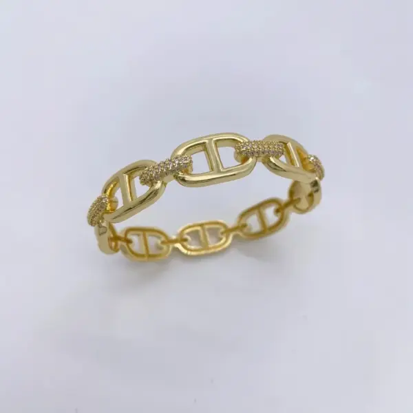 Wholesale Jewelry Vintage Style Classic Style Geometric Copper Zircon Mixed Metal Rings Bracelets