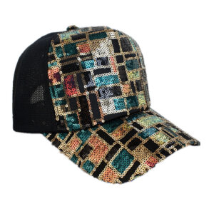 Wholesale Spring and summer new hat women sequins breathable mesh cap people baseball cap small fresh fashion sunshade sunscreen cap tide