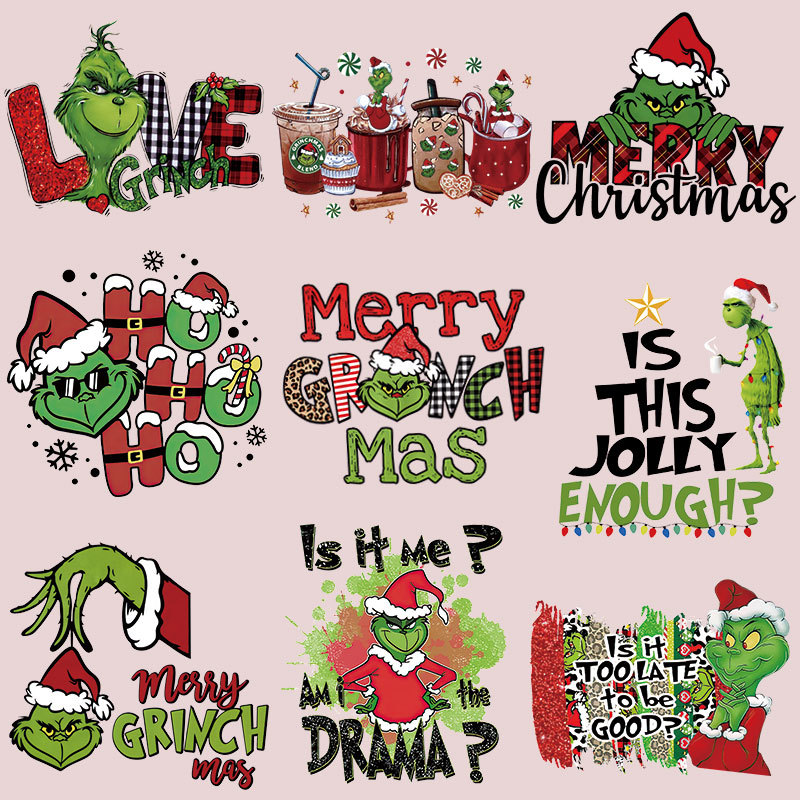 Wholesale Christmas hot stamping pattern clothing printing OLY Exclusive