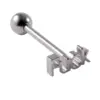 Wholesale 1 Piece Tongue Rings Lady Letter 304 Stainless Steel Plating