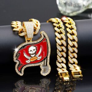 Wholesale Hip Hop Pirate Pendant Cuban Chain Necklace