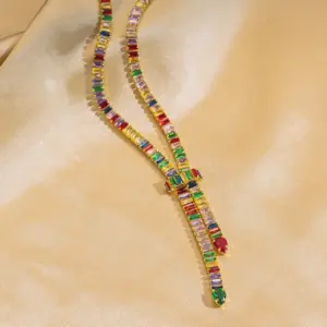 Colorful Crystals Necklace