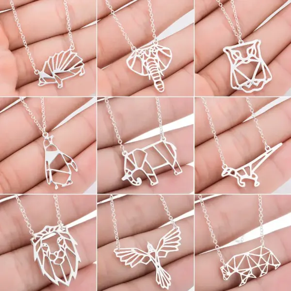 Wholesale Jewelry Fashion Hedgehog 201 Stainless Steel 18K Gold Plated Plating Stainless Steel Necklaces