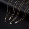 Wholesale Real Gold Plated Constellation 304 Stainless Steel Simple Style Classic Style Waterproof Non Tarnish 304 Stainless Steel Pendant Necklace