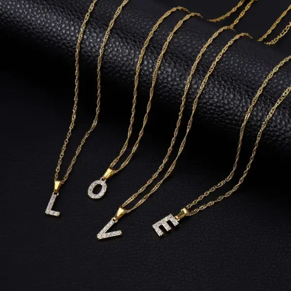 Wholesale Real Gold Plated Constellation 304 Stainless Steel Simple Style Classic Style Waterproof Non Tarnish 304 Stainless Steel Pendant Necklace