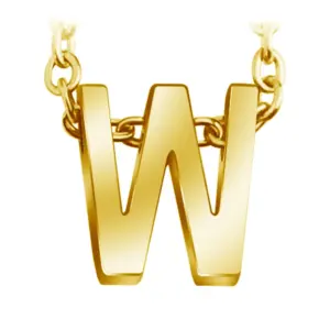 Gold Letter W