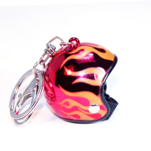 Colorful red flame / With lobster clasp (high quality)