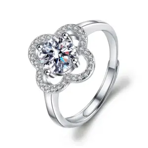 Clover Ring 1 Carat / Adjustable Opening