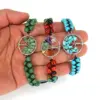 Wholesale Fashion Tree Natural Stone Bracelets 1 Piece