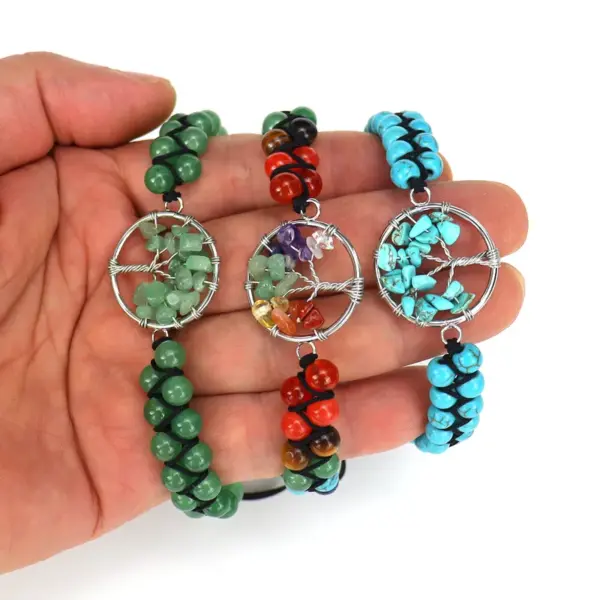 Wholesale Fashion Tree Natural Stone Bracelets 1 Piece