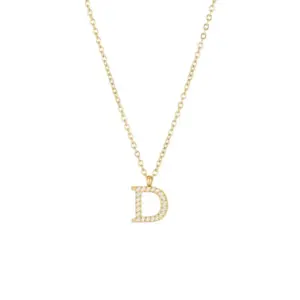 Gold Letter D
