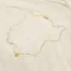 Wholesale Ion Plating (IP) 18K Gold Plated Letter 304 Stainless Steel Casual Romantic Waterproof Non Tarnish 304 Stainless Steel Necklace