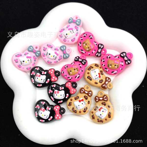 Wholesale Leopard print heart beaded necklace