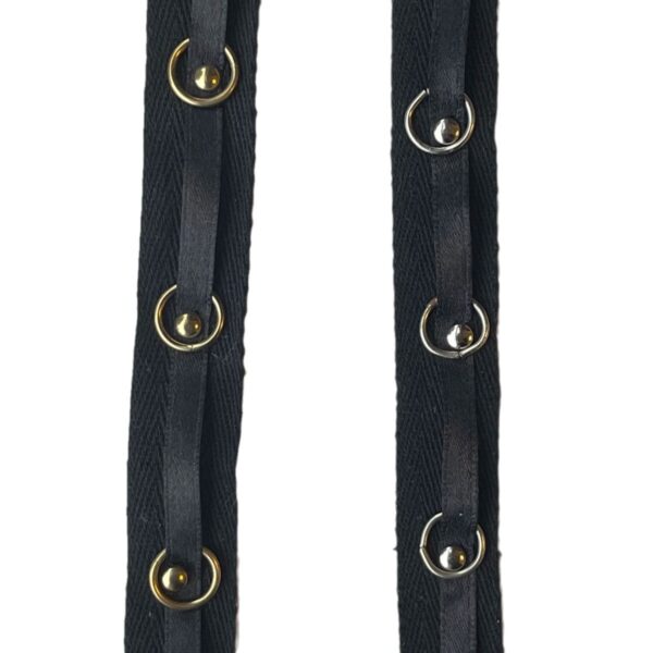 Wholesale Manufacturer's Spot Herringbone Cotton Belt Metal Nail Circle Webbing Sponge Belt Luggage Clothing Shoes and Hats DIY Handmade Accessories