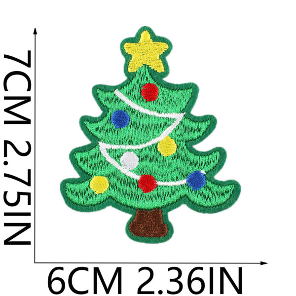 Wholesale Christmas embroidery cloth stickers letters patch