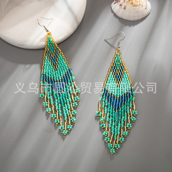 Wholesale Colorful Bohemian Bead Earrings