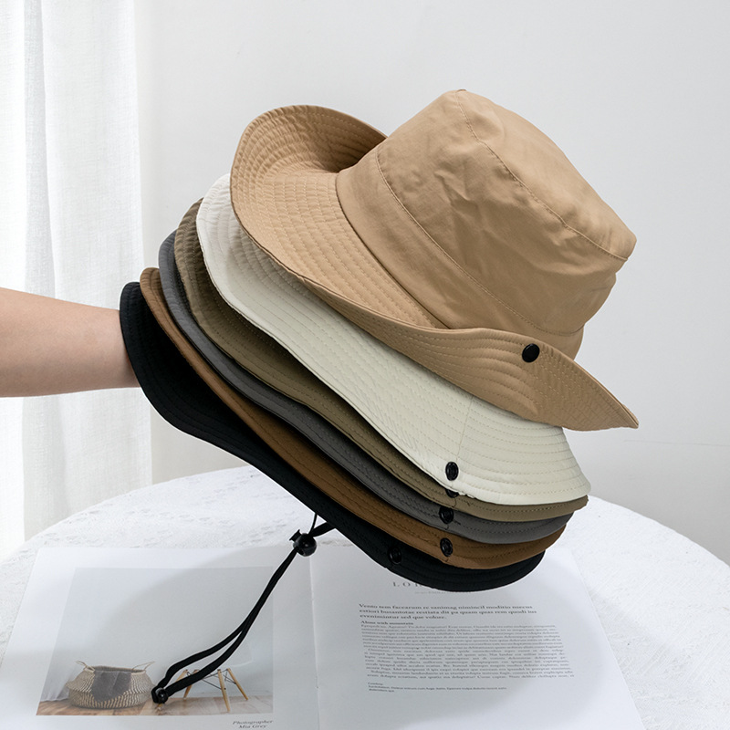 Wholesale Parent-Child Outdoor Sunshade Hat Summer Men's Leisure Srts Mountaineering Sun Hat Fisherman Hat Japanese Basin Hat