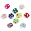 Wholesale DIY Heavy-duty Colored Diamond Pearl Beads with Through Holes